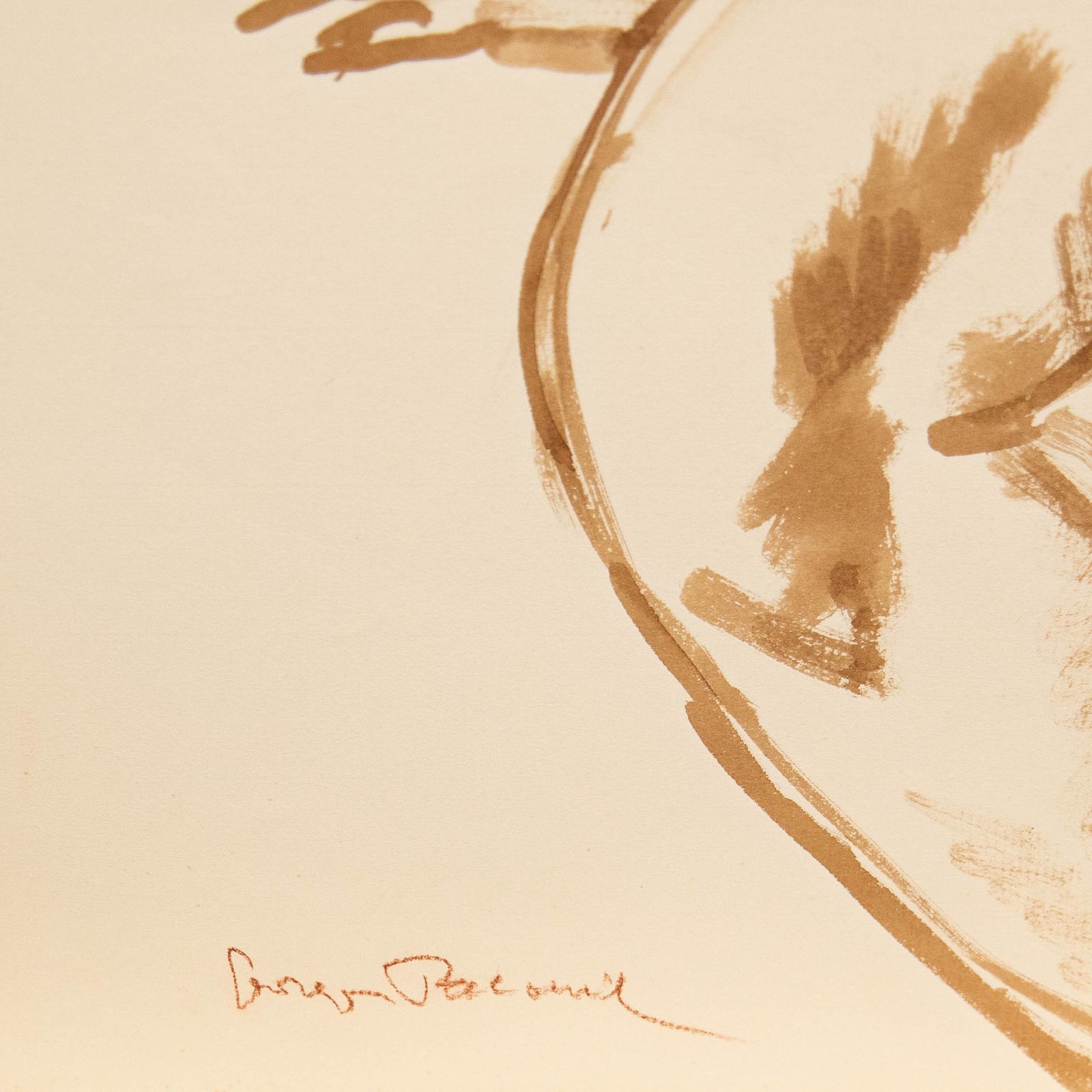 Georges Pacouil (1903 1996) Mid 20th Century Watercolour, Nude In Headdress photo Art