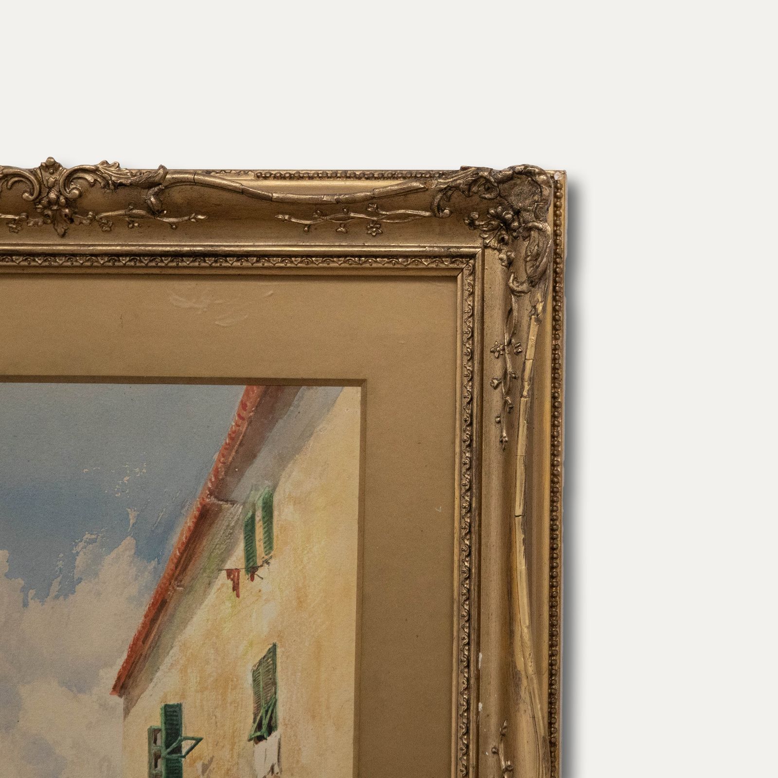 Emma Sophia Oliver Ri (1819 1885) 1978 Watercolour, Old Town Nice photo 241.0