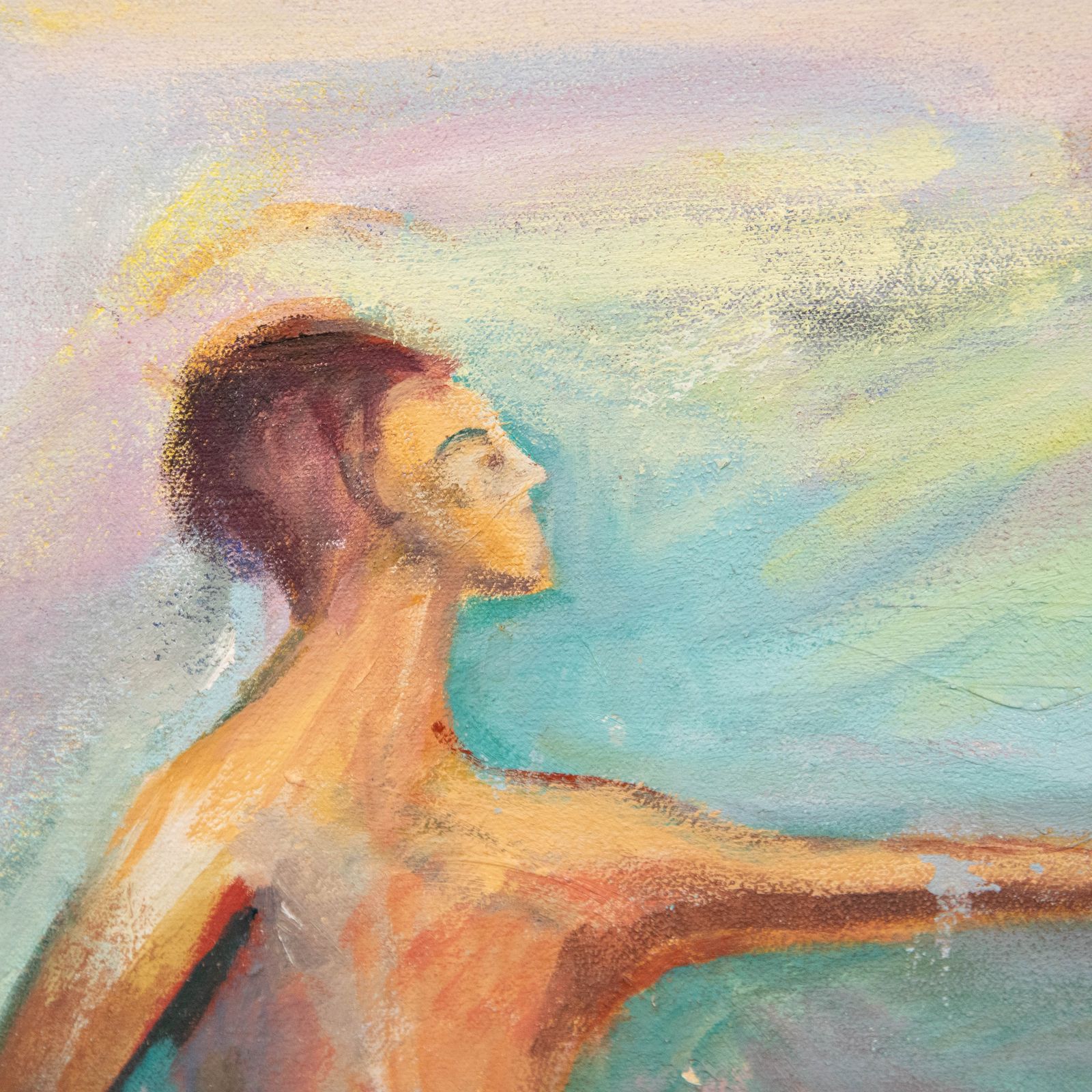 Elizabeth Duncan Meyer (B.1942) 20th Century Oil, Out To Sea photo Art