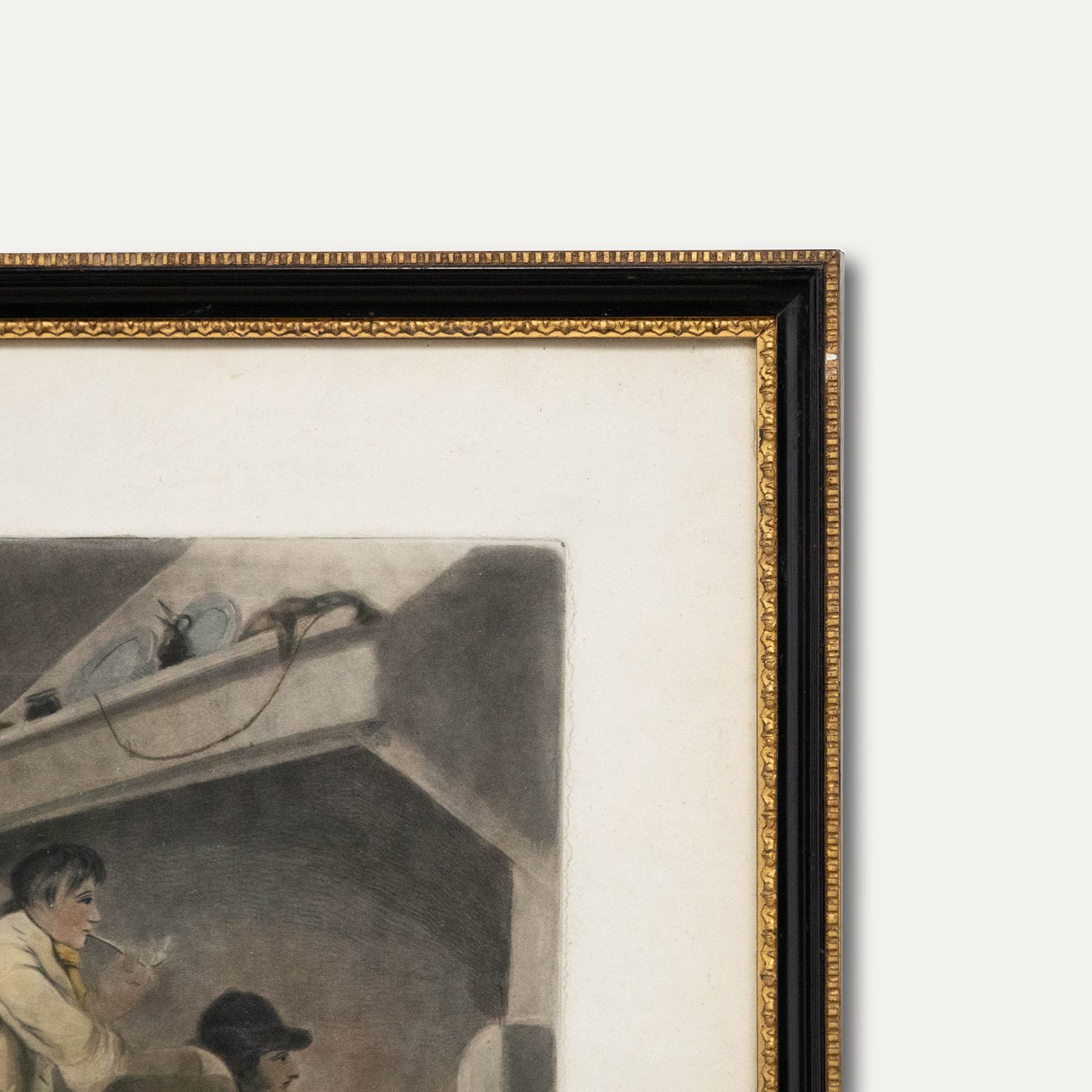 Syer After Morland, Early 20th Century Mezzotint, Alehouse Kitchen photo 110.0