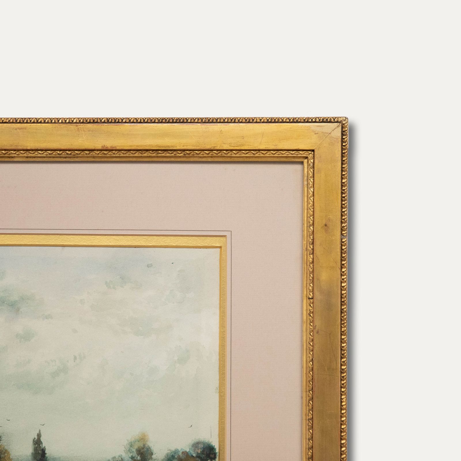 Albert Pollitt (1856 1926) Framed 1889 Watercolour, A View Of The Countryside photo 183.0