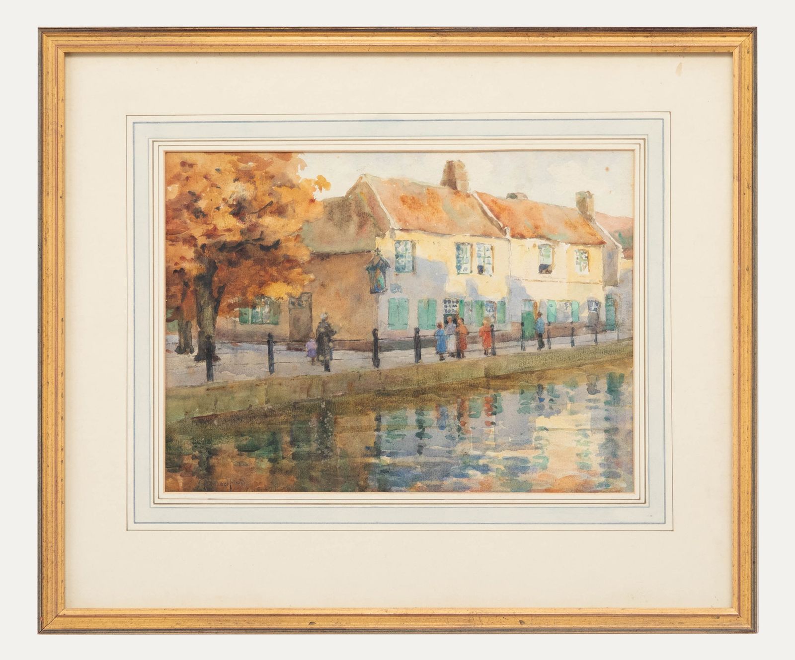 Mildred Hall (1881 1955) Early 20th Century Watercolour, An Autumn Morning