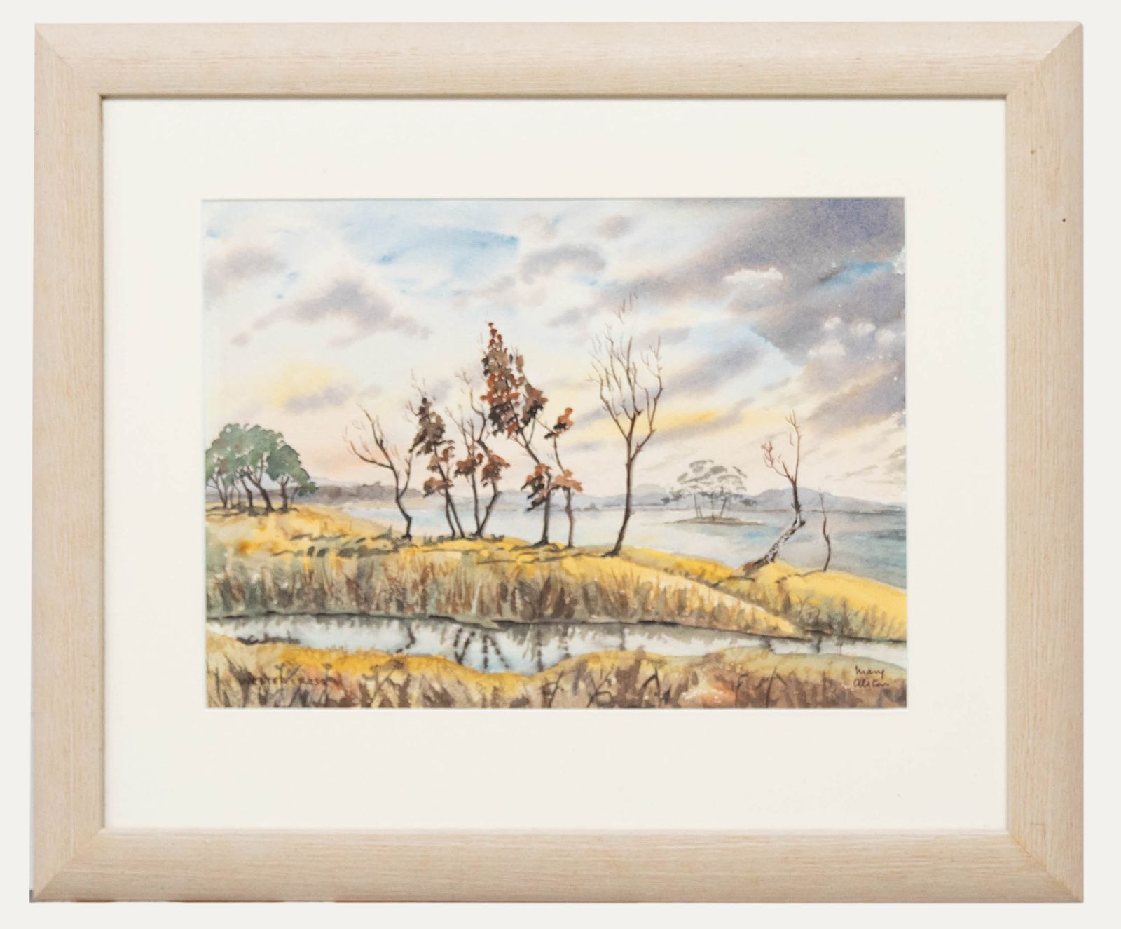 Mary Alston Framed Contemporary Watercolour, Wester Ross