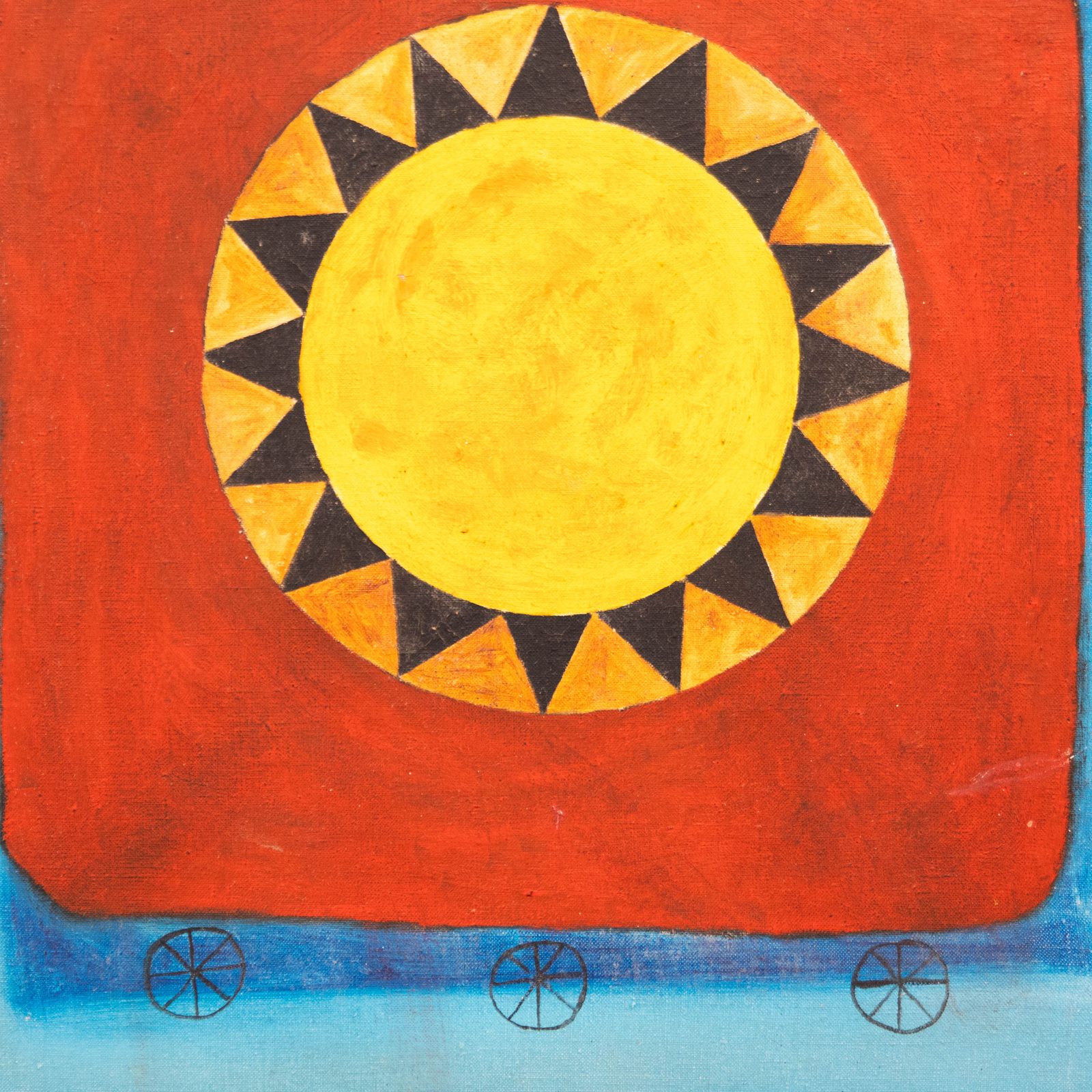 20th Century Oil Towards The Sun photo Art