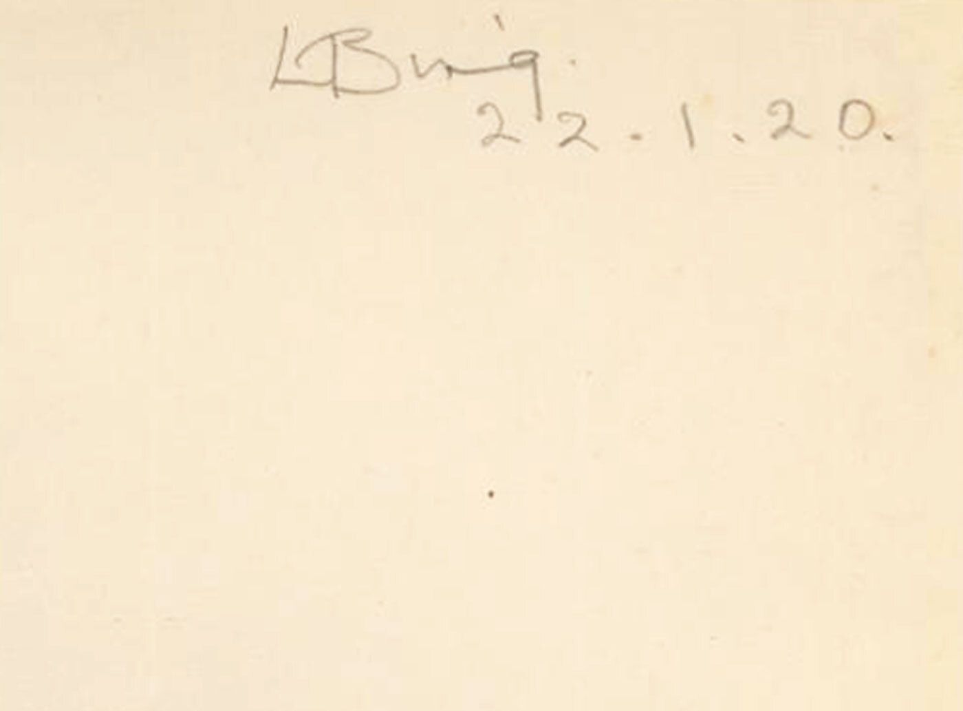 Lorna Bing (1897 1993) 1920 Graphite Drawing, Standing Male II photo for sale