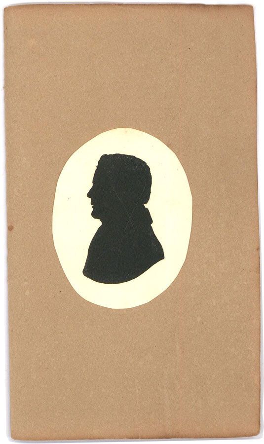 Early 19th Century Silhouette Portrait Of A Gentleman photo furniture