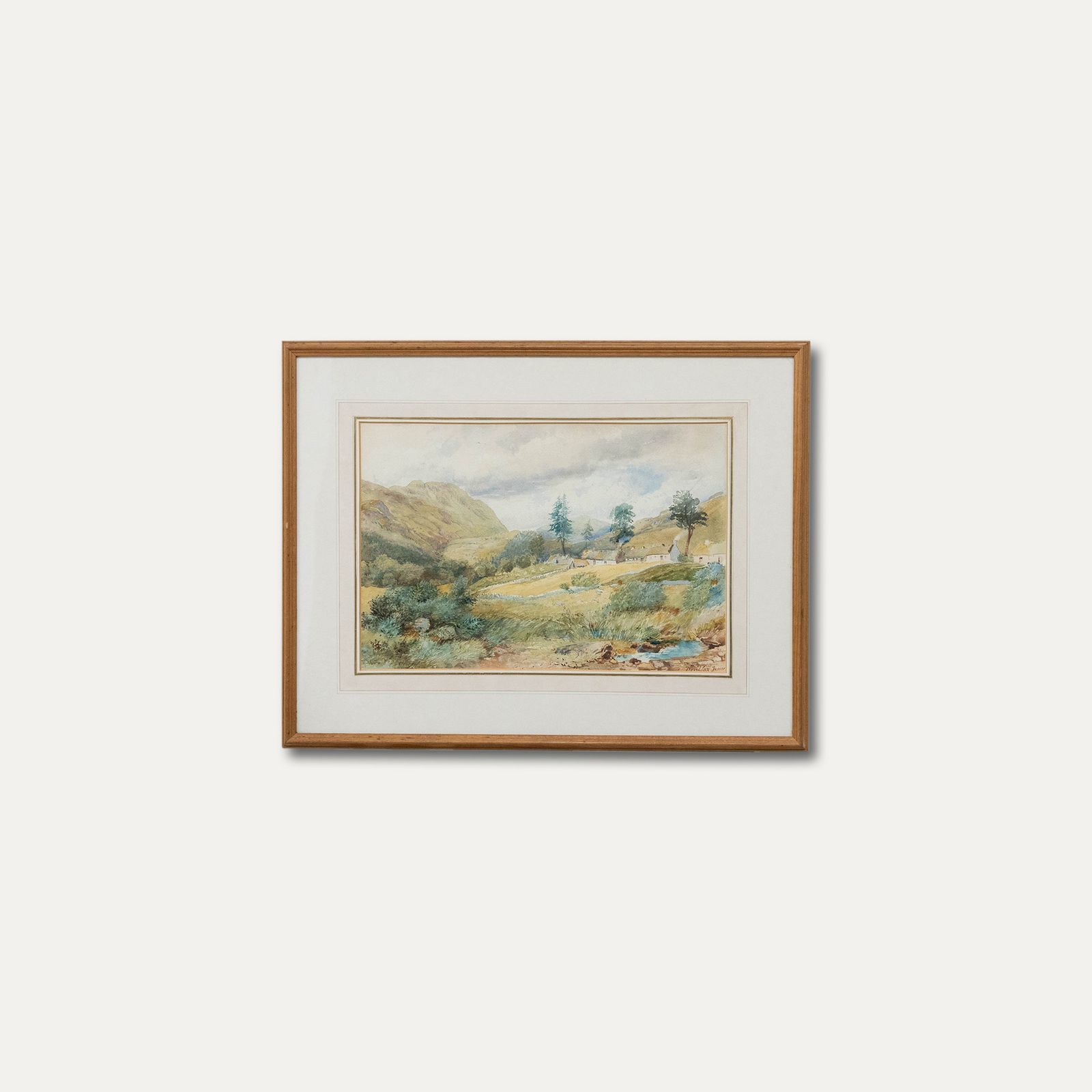 David Cox Jnr. Arws (1809 1885) Framed Watercolour, Duncraggan photo buy