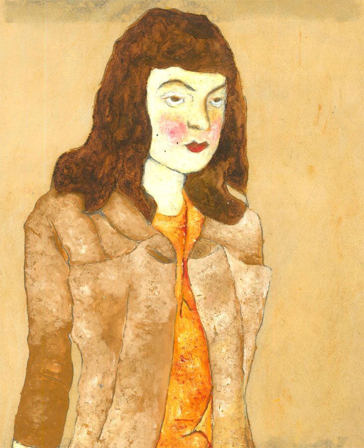 Ben Carrivick Contemporary Oil, The Trench Coat