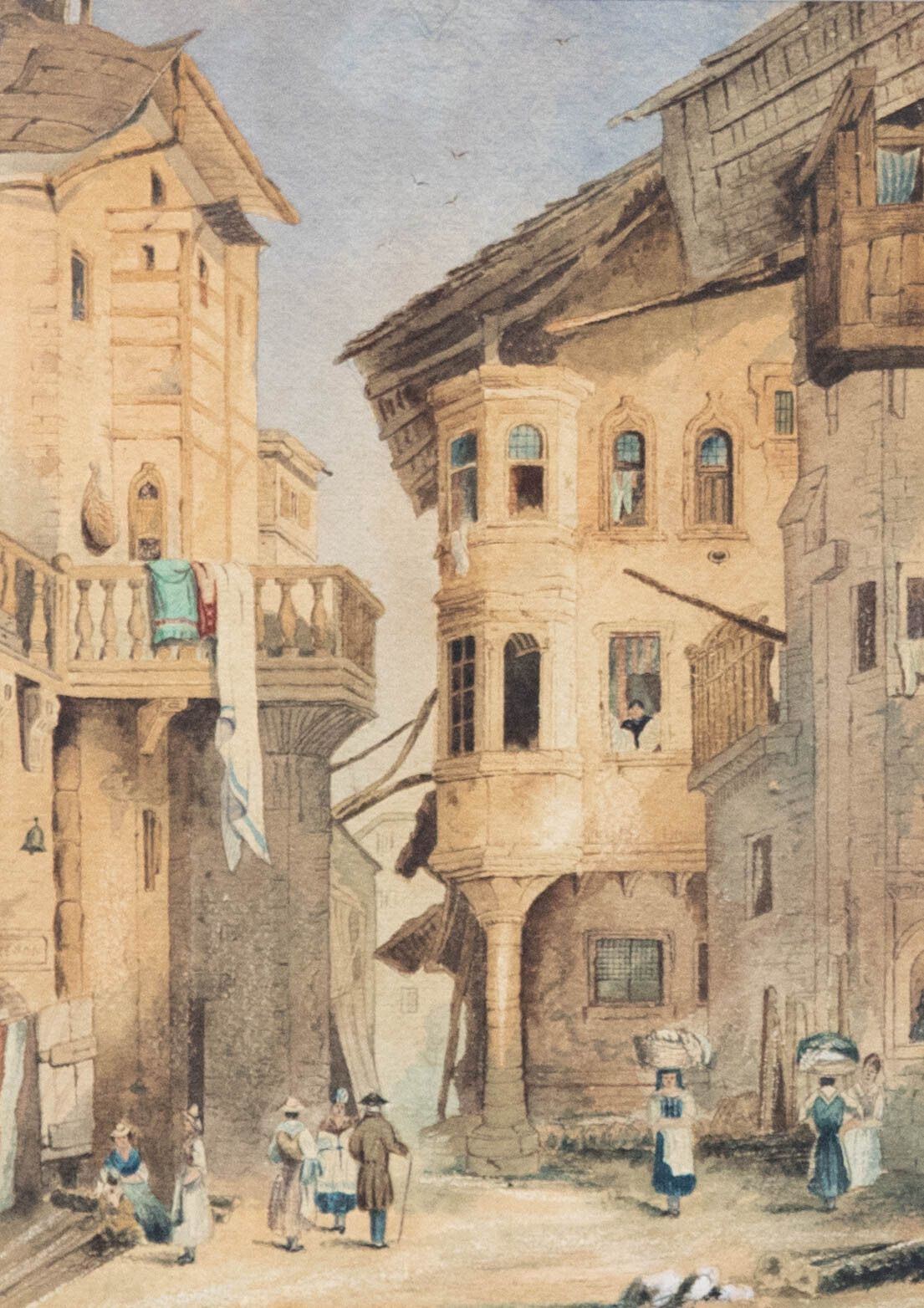 After Samuel Prout  Mid 19th Century Watercolour, Sion photo furniture