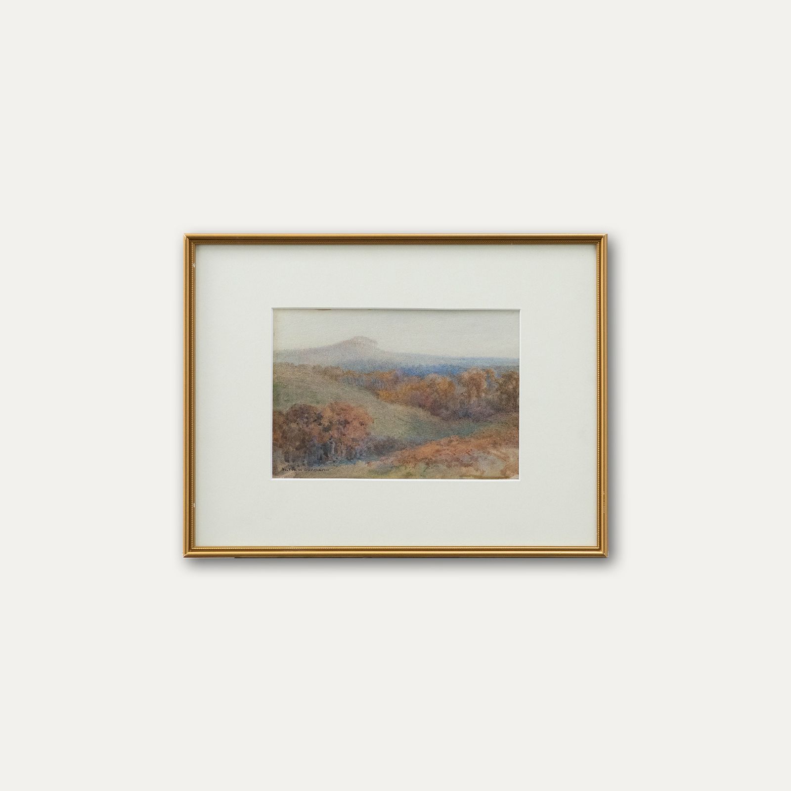 Victor Wyatt Burnand (1868 1940) Watercolour, Crooksbury Hill photo buy