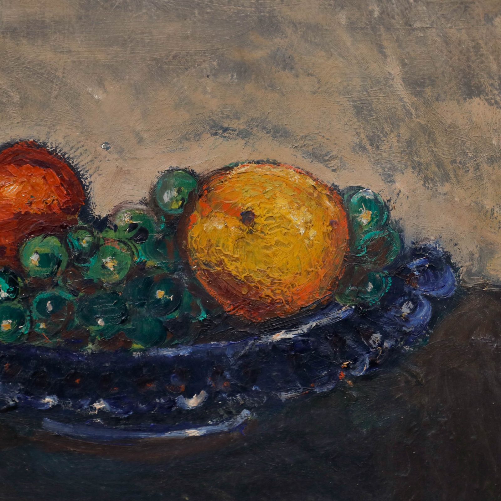 Manner Of Floris Hendrik Verster (1861 1927) Framed Oil, Bowl Of Fruit photo Art