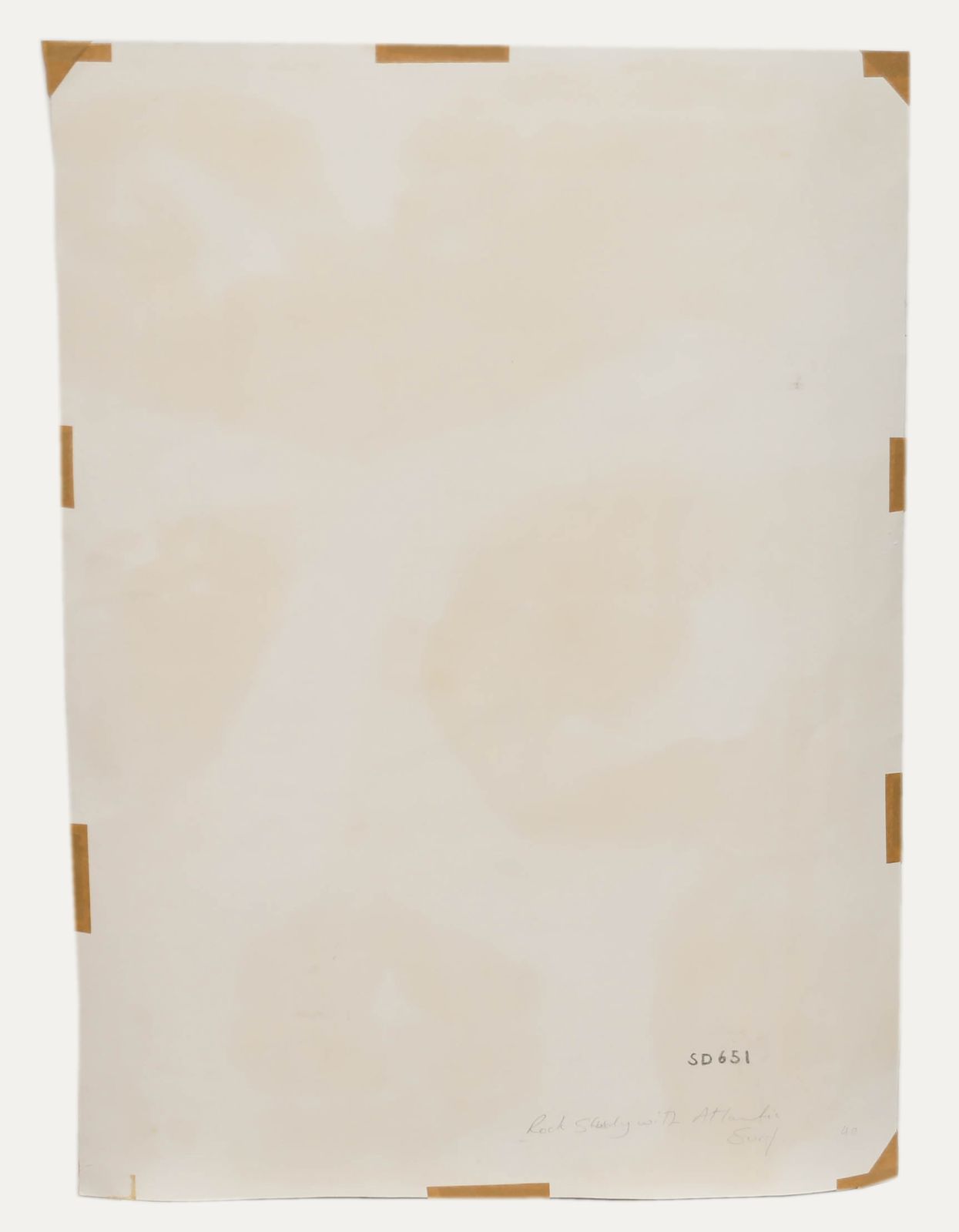 Geoffrey Plant (1939 2000) 20th Century Watercolour, Atlantic Surf photo for sale