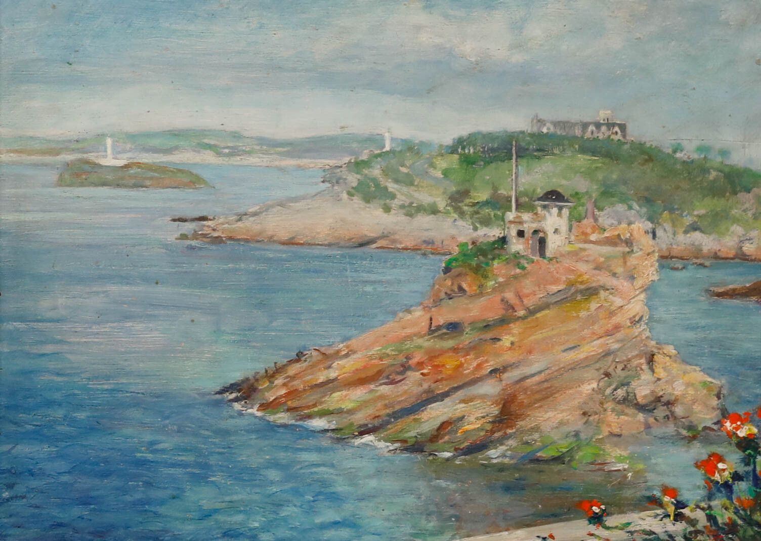 Renée Mourgue Vaquier (1894 1990)  1959 Oil, Santander, Spain photo furniture