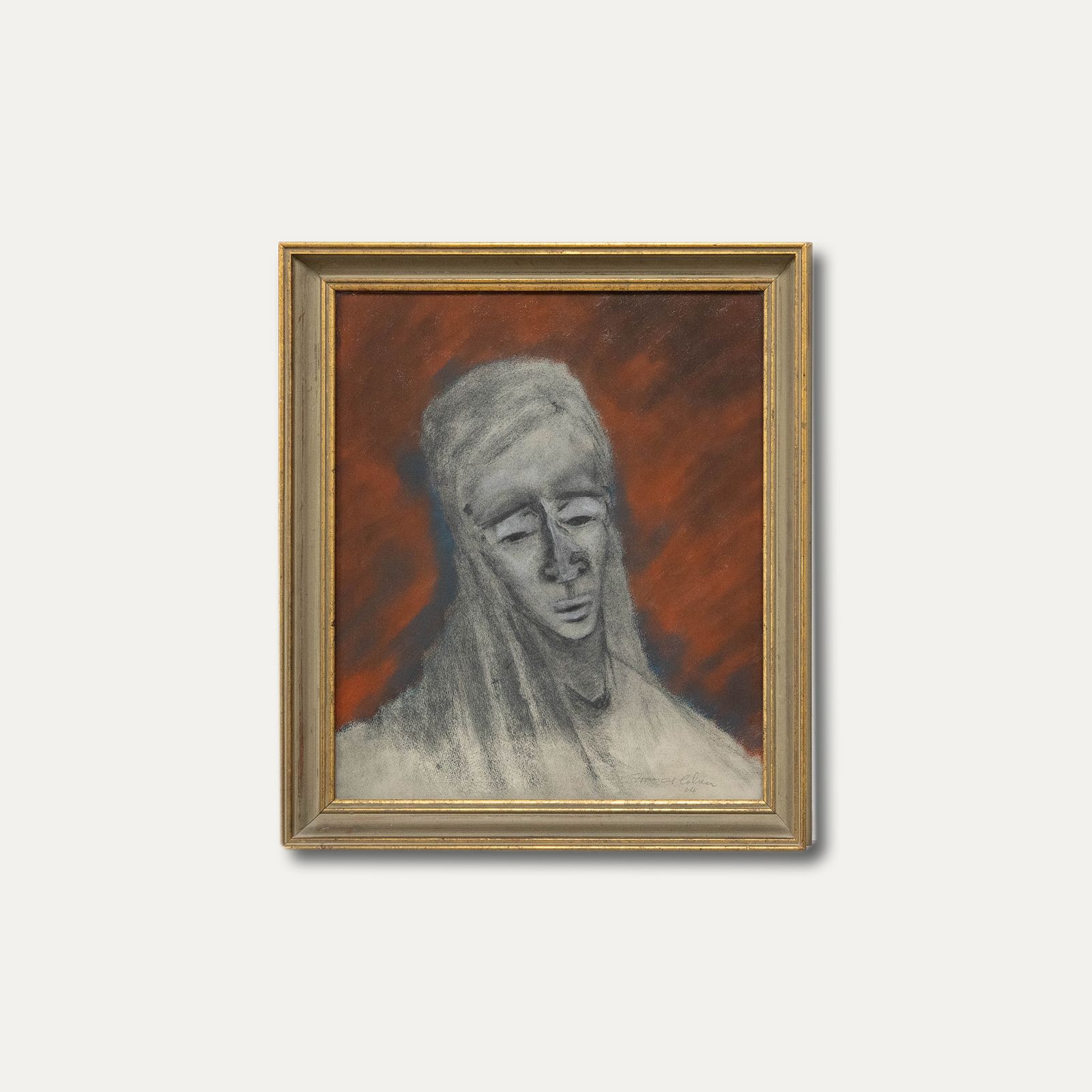 Frances Cohen Gillespie (1939 1998) 1964 Pastel, Melancholy photo buy