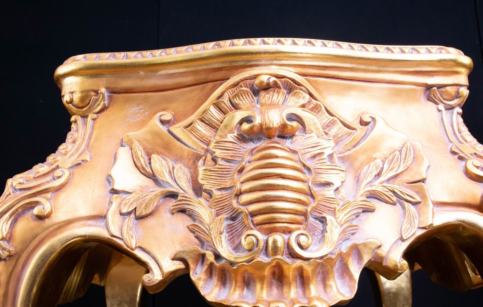 photo furniture Pair Italian Rococo Tables   Gilt Pedestal Stand