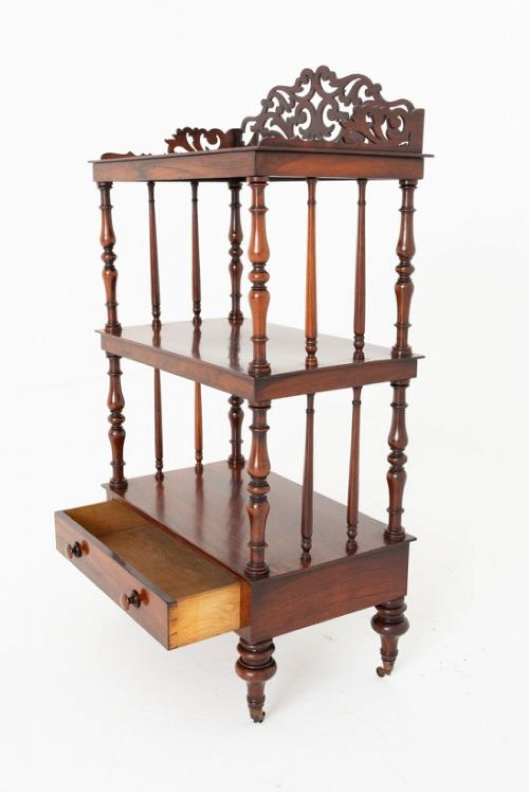 Victorian Whatnot Bookshelf Period Antique 1860 photo Furniture