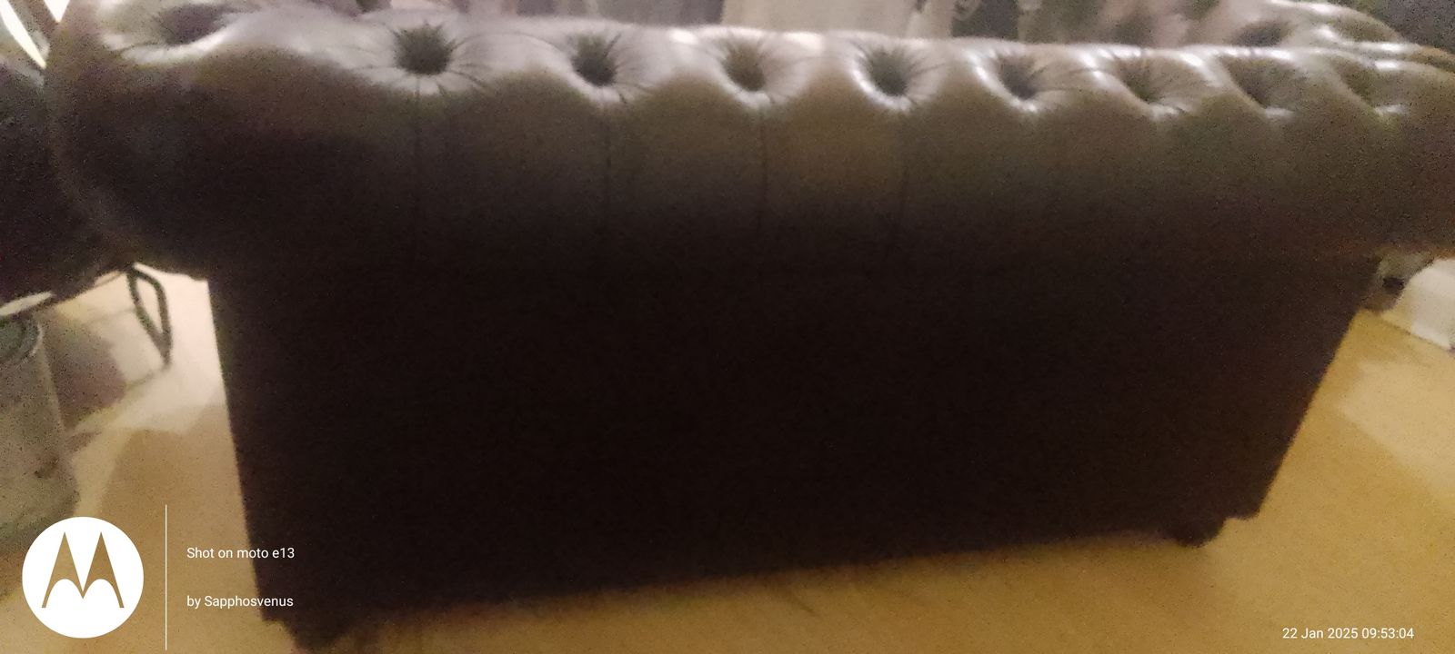 Vintage Chesterfield 2 Seat Sofa Mid 20th Century photo for sale