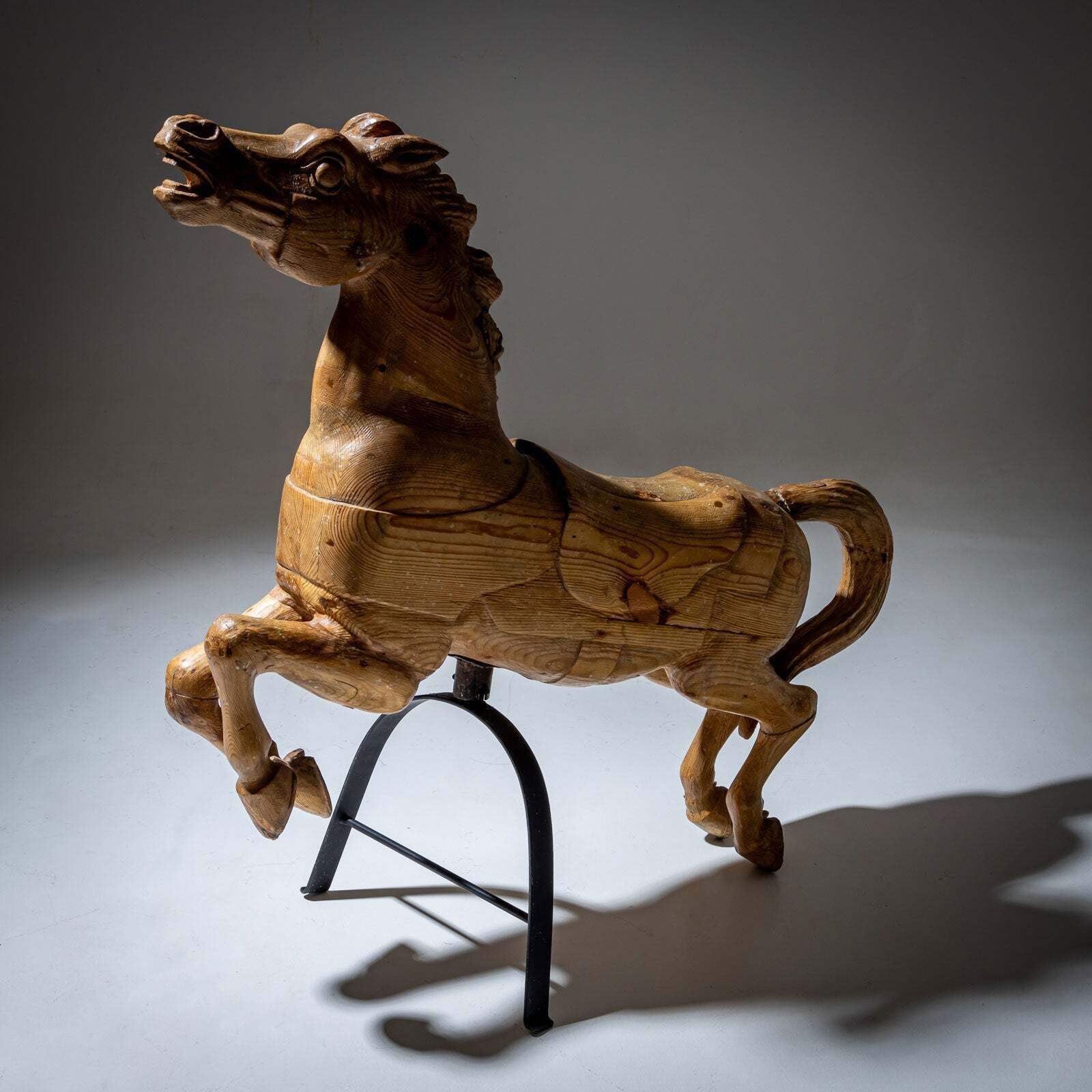 Wooden Merry Go Round Horse, Early 20th Century photo furniture