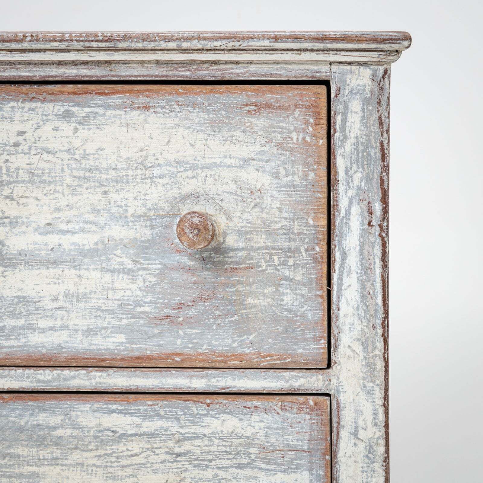 Small Grey Biedermeier Chest Of Drawers, 19th Century photo 2790.0
