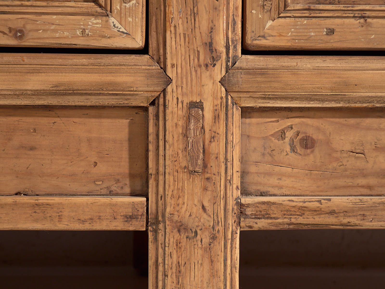 Antique Chinese Three Door Sideboard (C.1900) #63 photo vintage