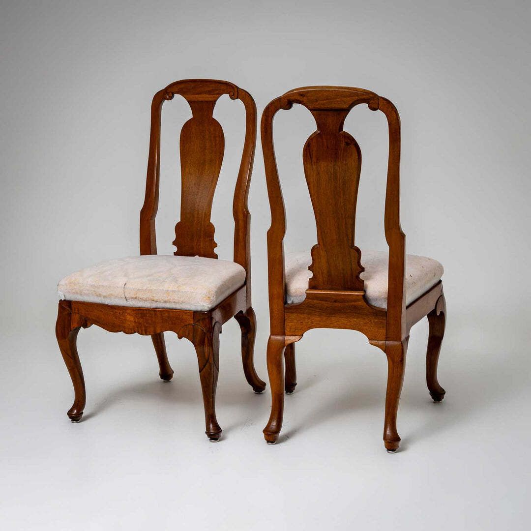 Four George II Dining Room Chairs, 18th Century photo for sale