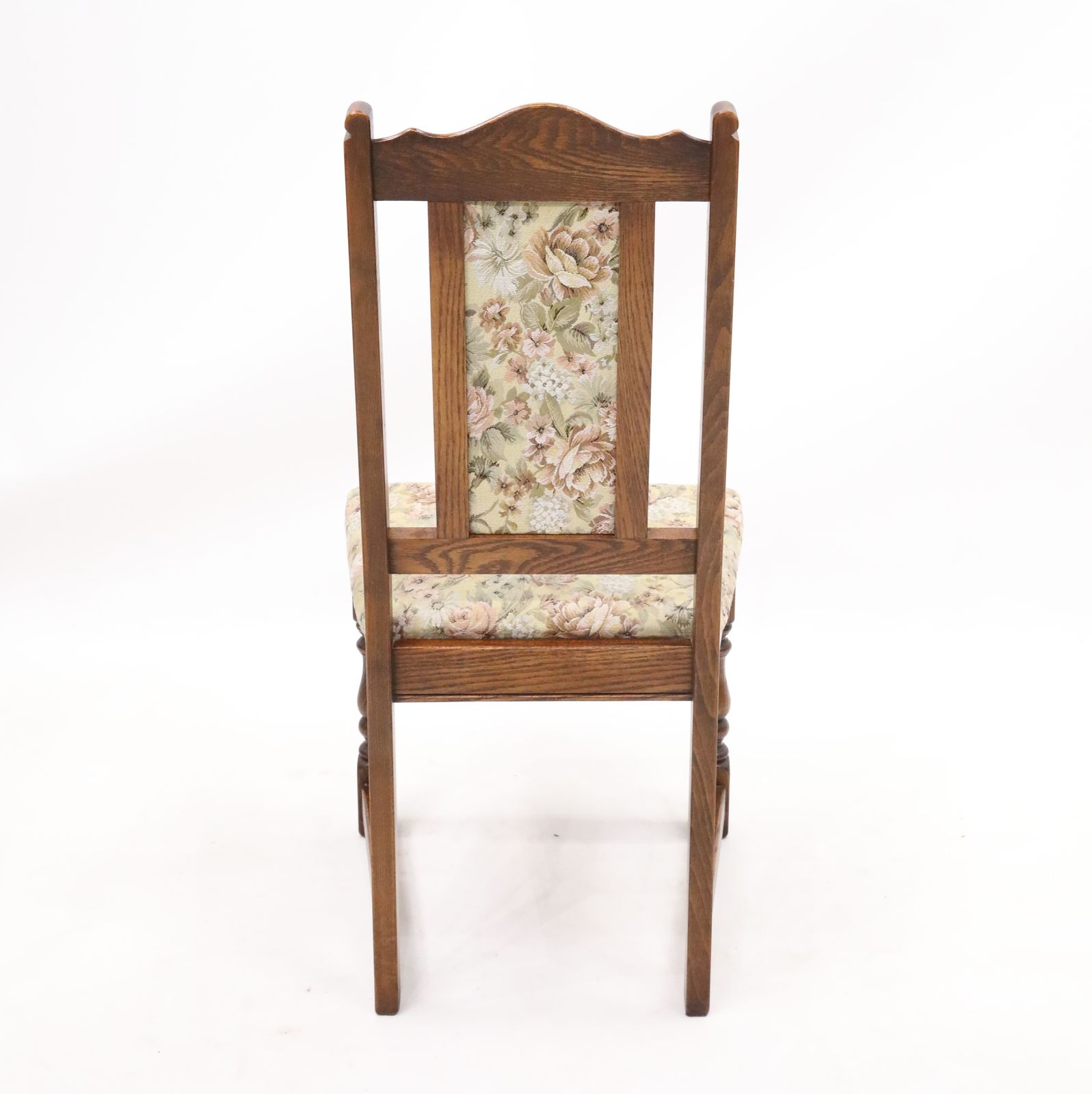 photo buy 6 Old Charm Dining Chairs Tonwell Rose Upholstery Tudor Brown Free Uk Delivery*