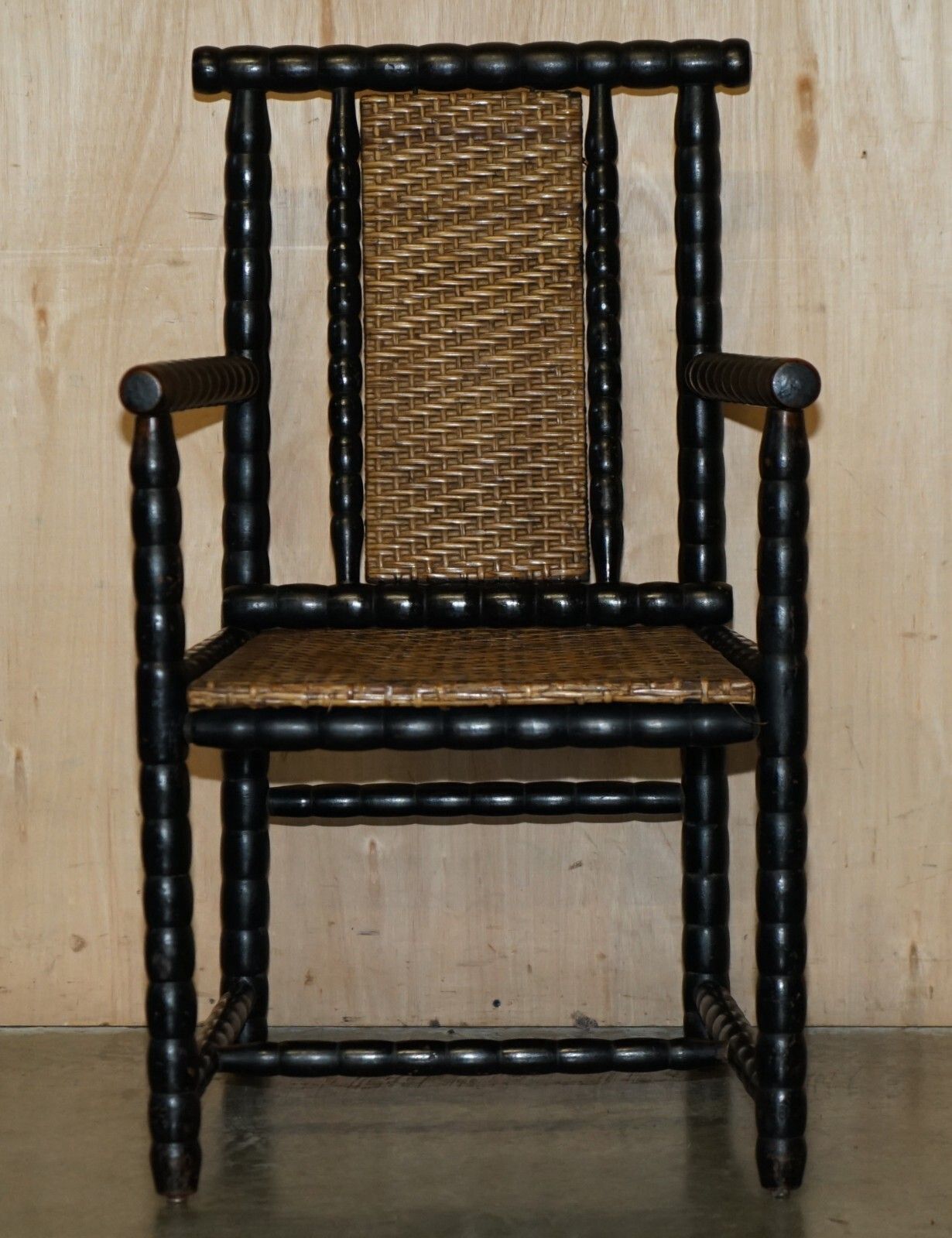 Josef Zotti Poltrona Jugendstil Circa 1911 Ebonished Maplewood Armchair photo furniture