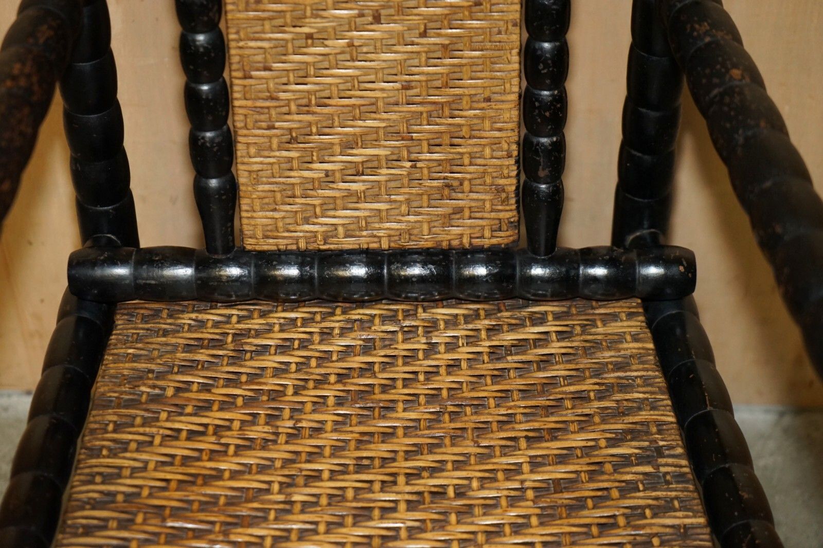 photo for sale Josef Zotti Poltrona Jugendstil Circa 1911 Ebonished Maplewood Armchair
