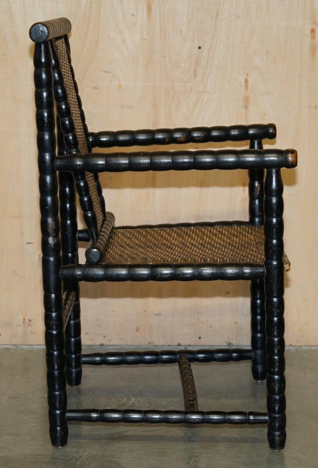 photo buy Josef Zotti Poltrona Jugendstil Circa 1911 Ebonished Maplewood Armchair