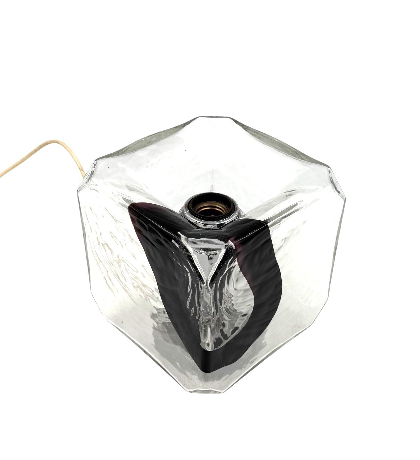 Fratelli Toso, Pair Of Murano Blown Glass Lamps, F.Lli Toso, Murano Italy 1970s photo furniture