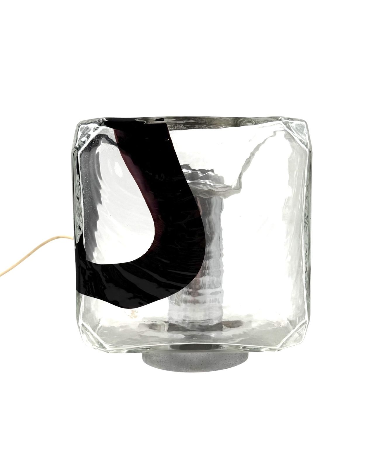 1000.0 Fratelli Toso, Pair Of Murano Blown Glass Lamps, F.Lli Toso, Murano Italy 1970s photo
