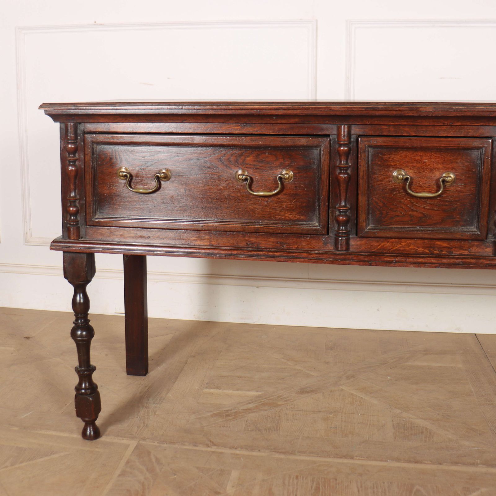 English Oak Dresser Base, 1800s photo furniture