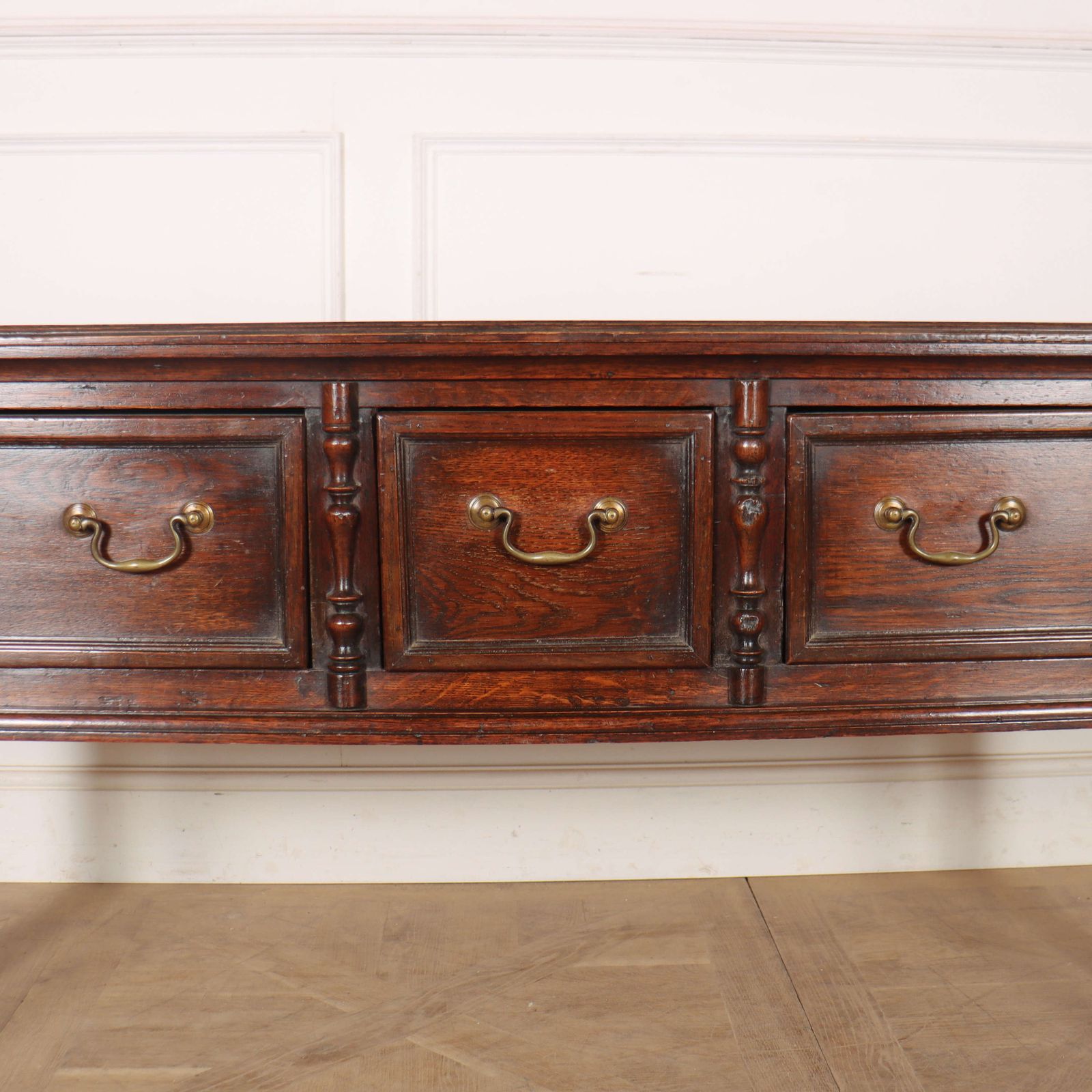 English Oak Dresser Base, 1800s photo for sale