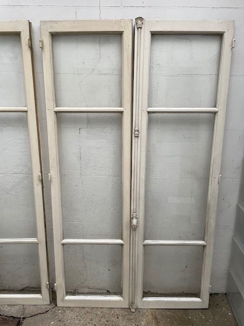 3 Pairs Of Reclaimed French Chateau Windows