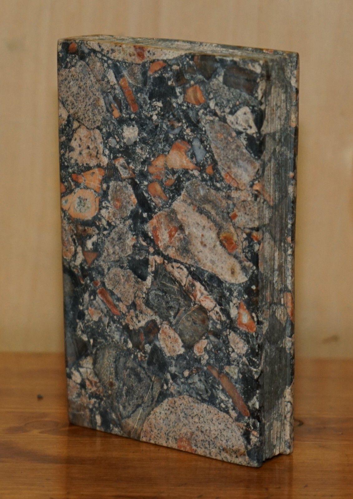 Sulpted Marble Antique Library Book Carved From Rock Part Of A Large Suite photo furniture