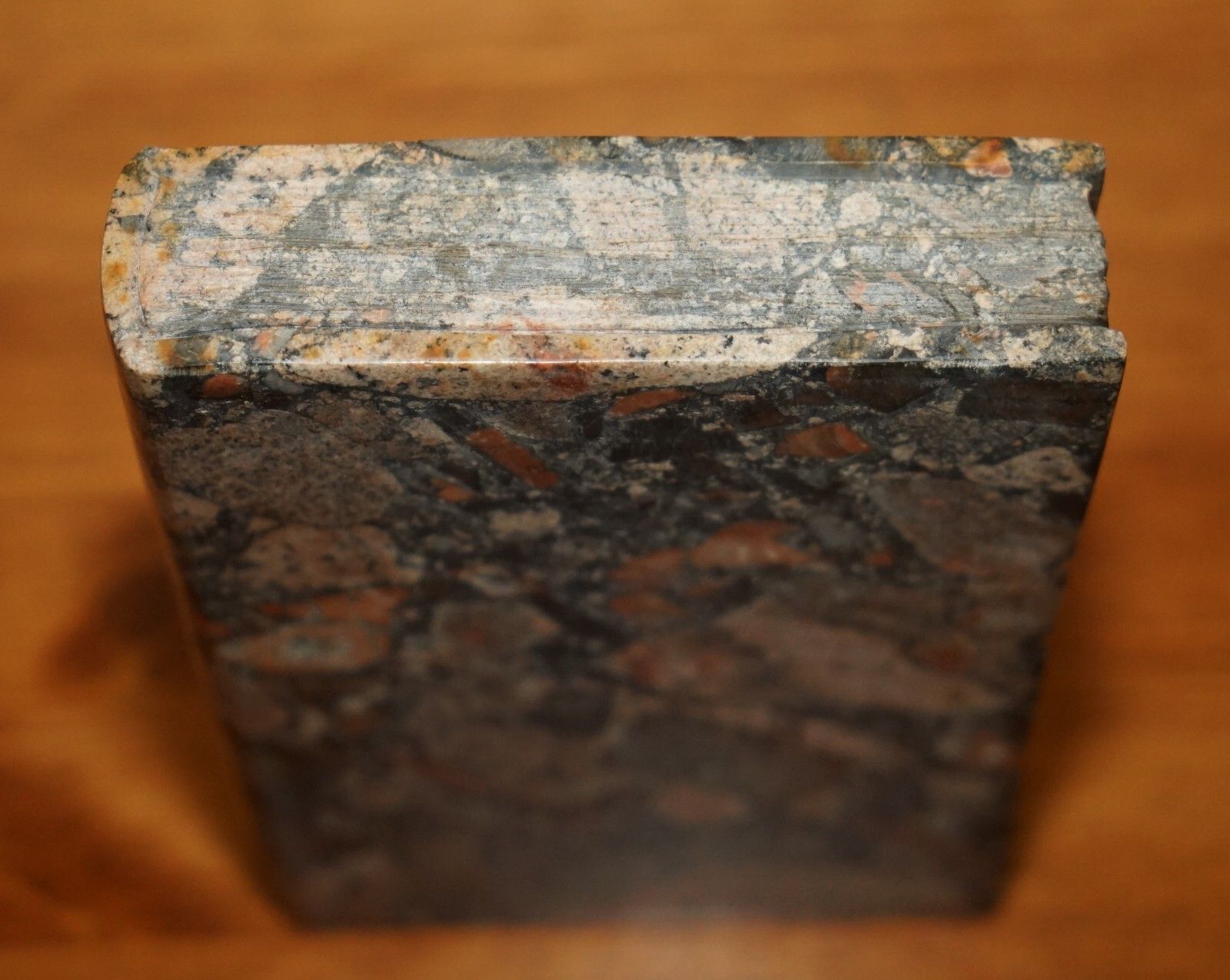 Sulpted Marble Antique Library Book Carved From Rock Part Of A Large Suite photo 1295.0