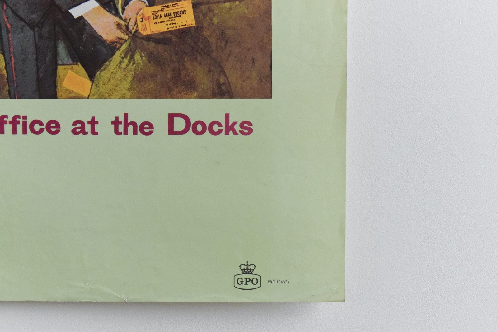 1960s Gpo Post Office Poster "Keeping In Touch, The Post Office At The Docks" photo for sale