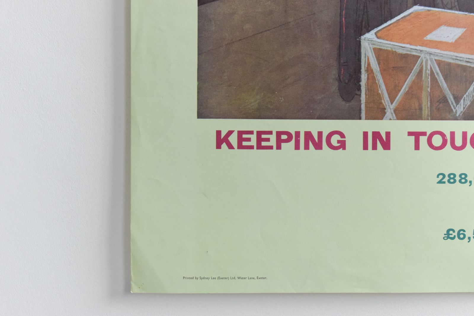 1960s Gpo Post Office Poster "Keeping In Touch, The Post Office At The Docks" photo 60.0