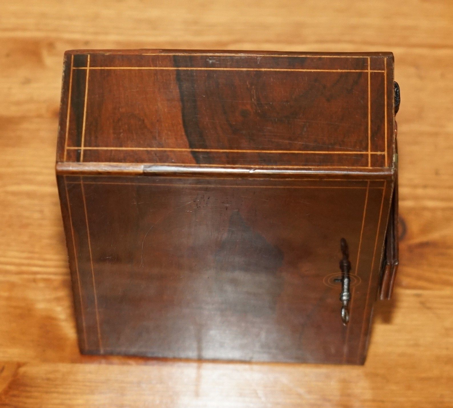Antique Regency Circa 1810 Rosewood Never Used Notepad Safe With Original Books photo 2450.0