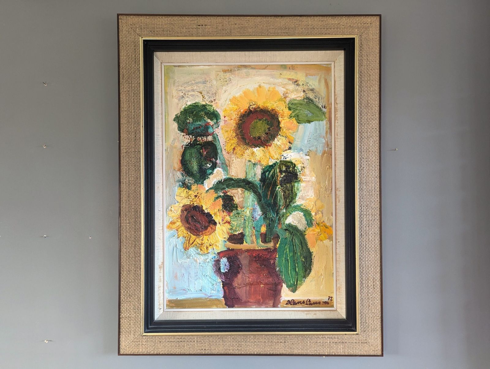Sunflowers In Bloom, 1970s, Vintage