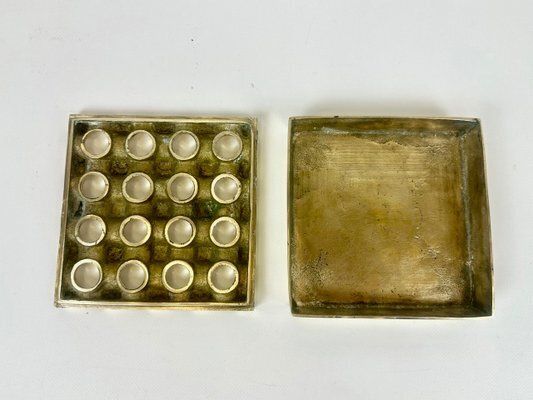 Home Decor Mid Century Swedish Brass Ultima Ashtray Attributed To Holger Bäckström And Bo Ljungberg For Diverse Ting, 1960s photo