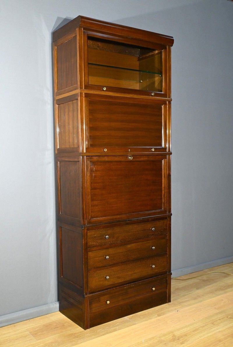 Modular Mahogany Furniture, Maison Martin Dupuis – 1970 photo for sale