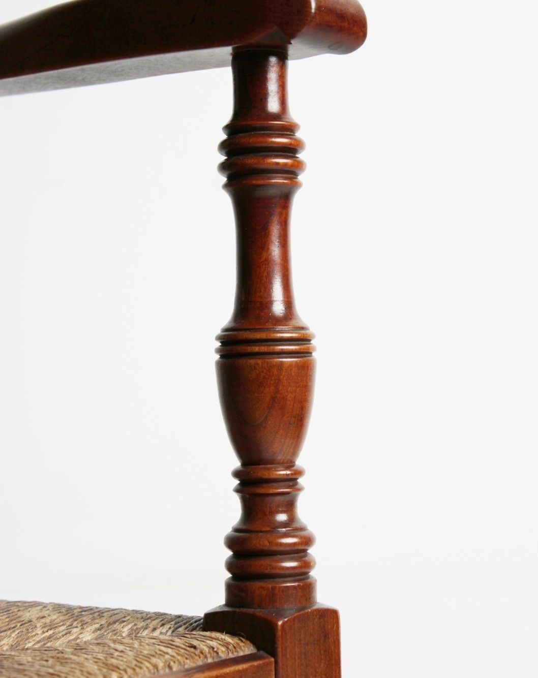 Cherrywood Rush Seated Armchair C.1840 photo buy