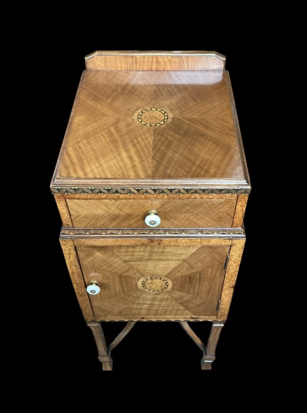 Art Deco Bedside Table photo vintage