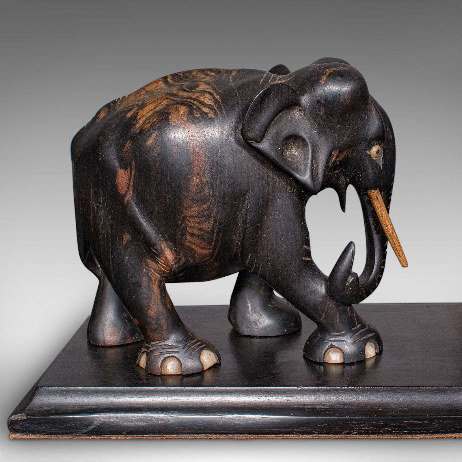 Pair Antique Elephant Bookends, Indian, Coromandel, Novel, Book Rest, Victorian photo buy