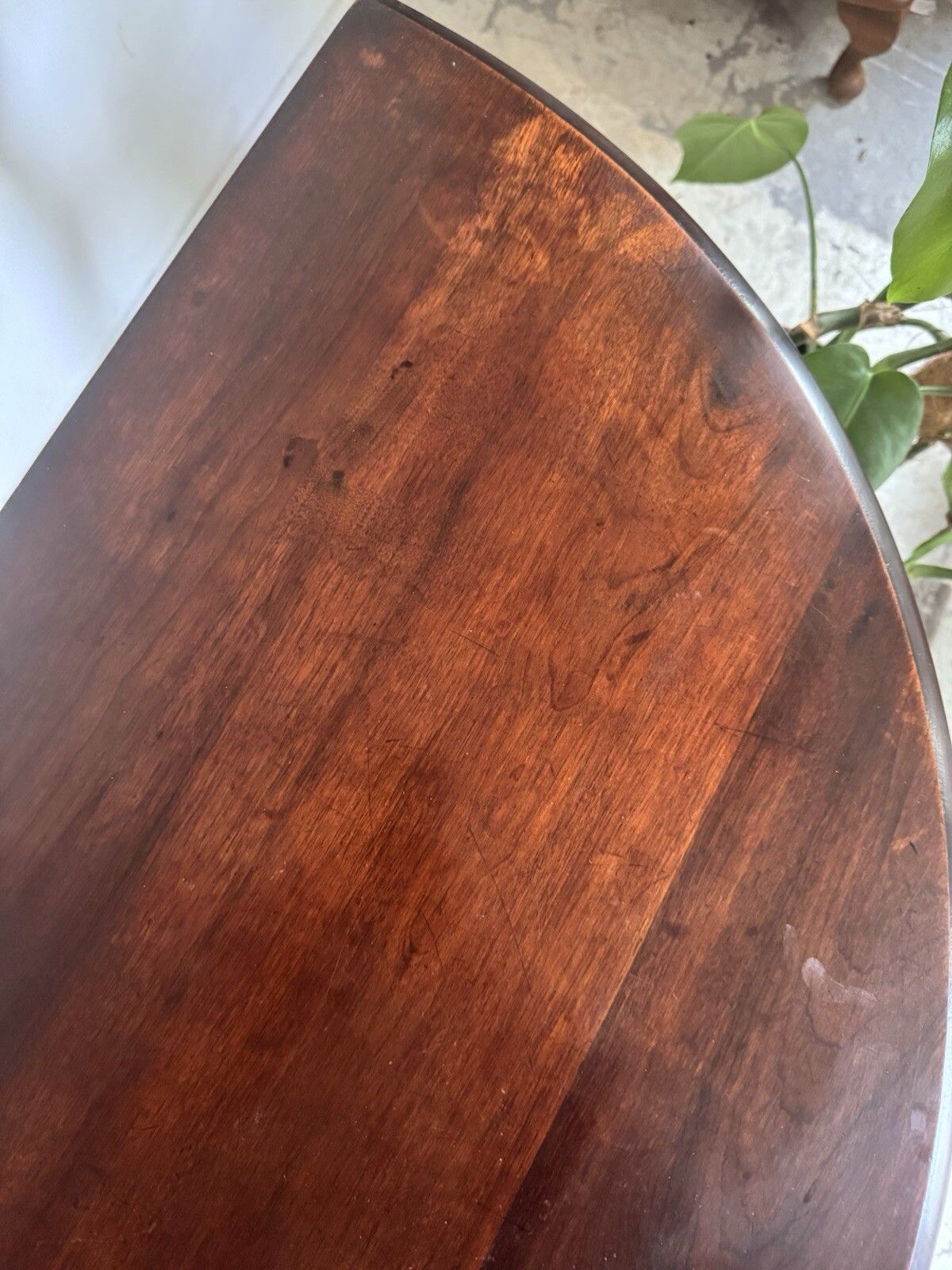 Mid Century Retro Vintage Console Hallway Half Moon Table photo Furniture