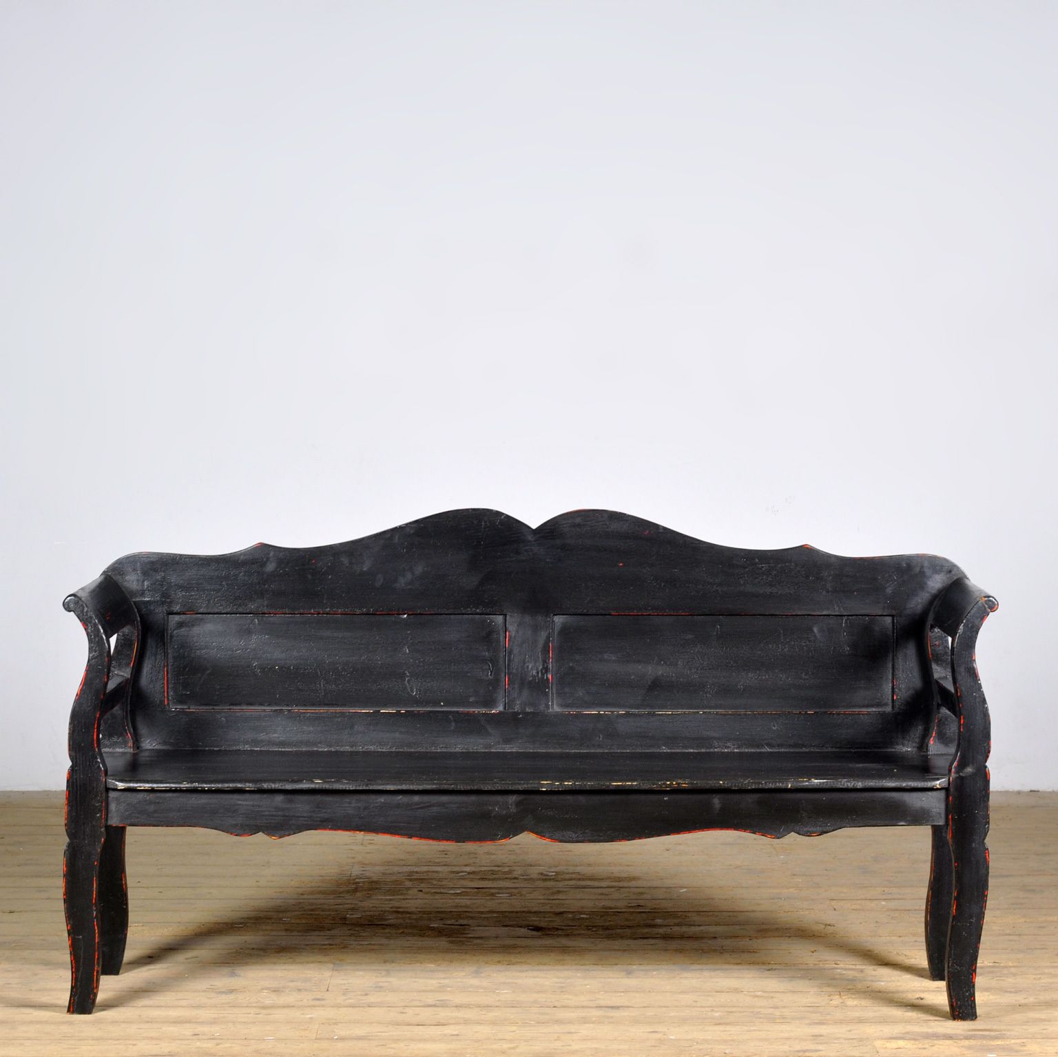 Antique Pine Bench, 1900s photo furniture