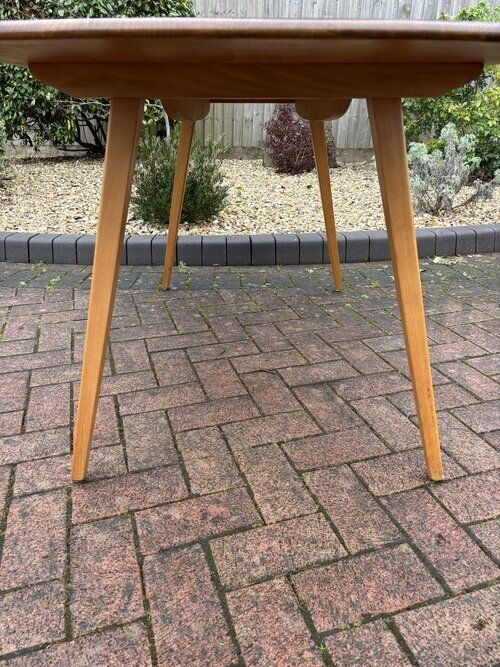 Mid Century Ercol Plank Dining Table photo 895.0
