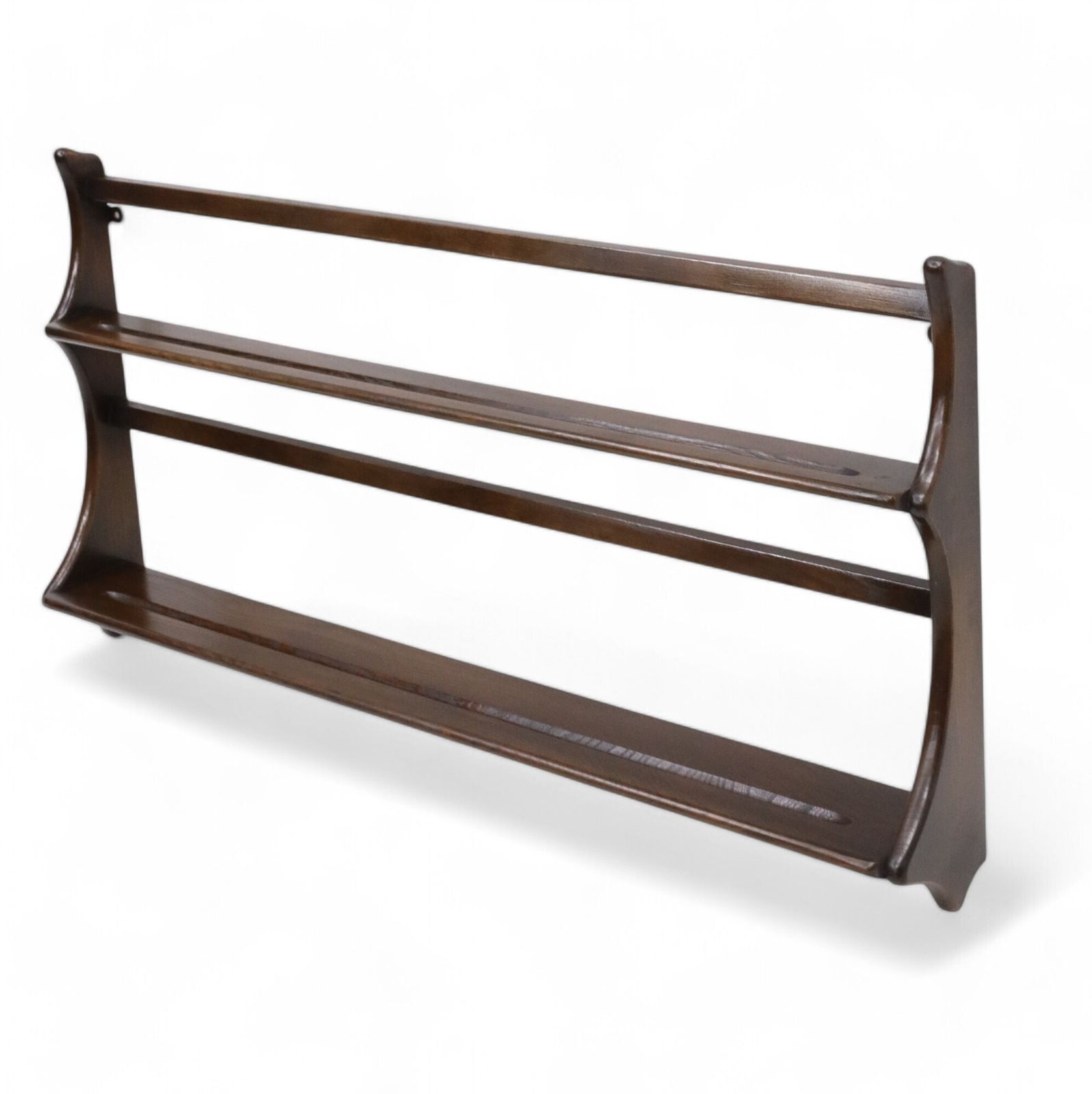 Ercol Windsor Plate Rack Model 268 Dark Finish Exc Free Nationwide Delivery photo vintage
