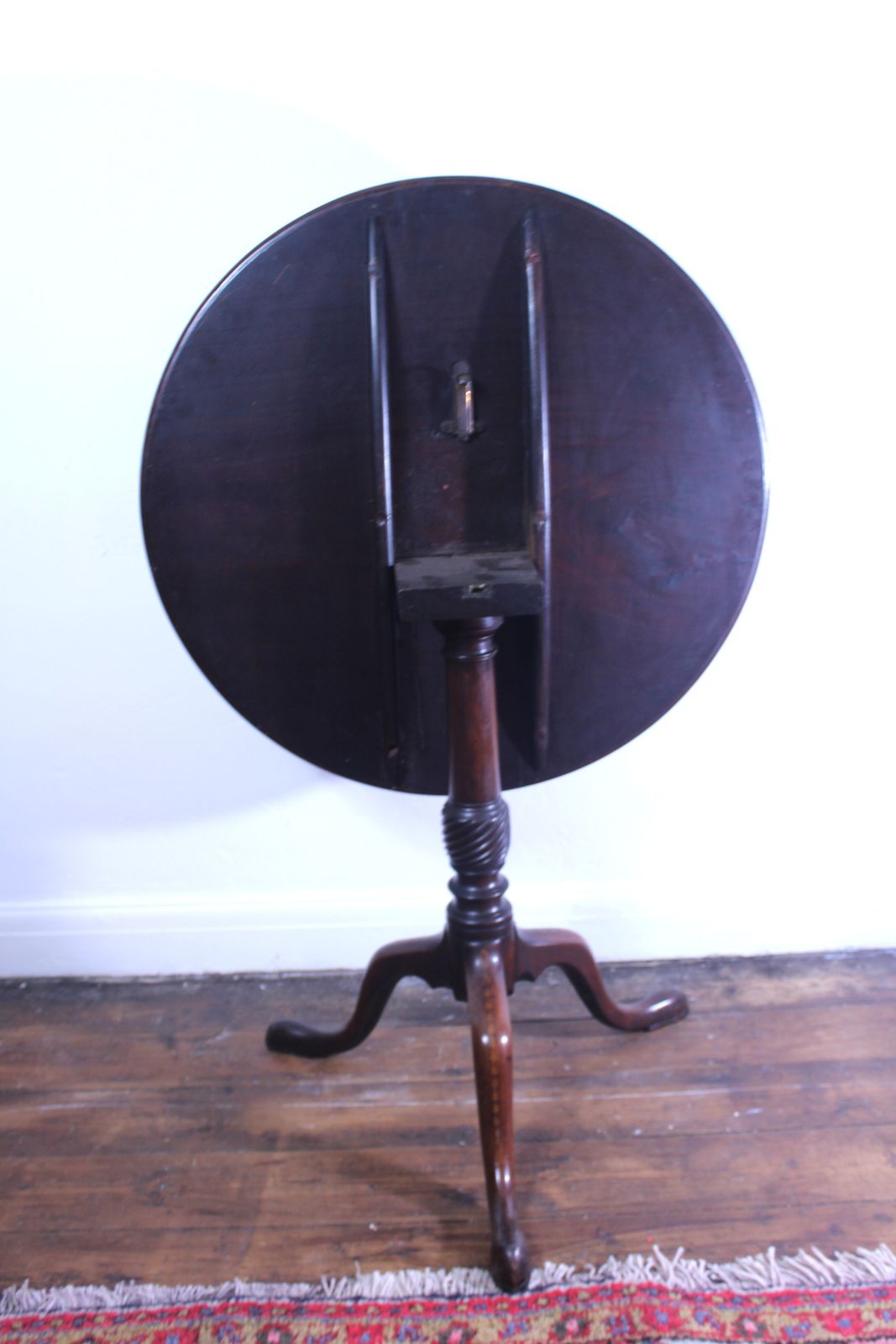 Sheraton 18th Century Mahogany Tripod Table photo 1450.0